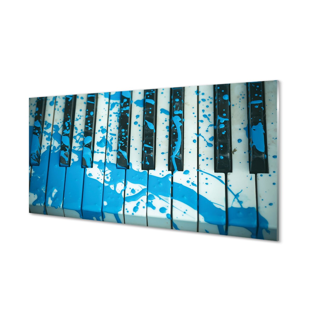 Płyta szklana z grafiką +klej Pianino farba 120x60