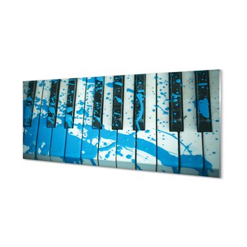 Płyta szklana z grafiką +klej Pianino farba 125x50 cm - Tulup