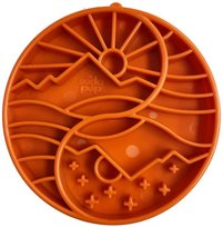 Płytka miska spowalniająca jedzenie dla psów. Yin Yang Design SodaPup