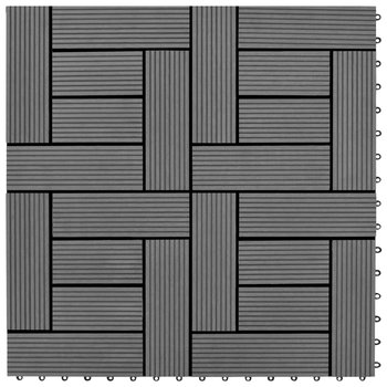 Płytki WPC 30x30 szare - zestaw 22szt. - Zakito Europe