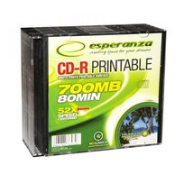 Płyty CD-R ESPERANZA Printable, 700 MB, 56x, 10 szt.