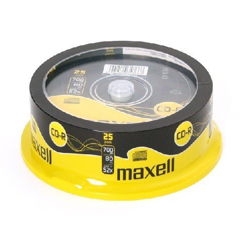 Фото - Оптичний диск Maxell Płyty CD-R  628522.40, 700 MB, 52x, 25 szt. 