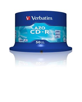 Płyty CD-R VERBATIM AZO 43343, 700 MB, 52x, 50 szt. - Verbatim