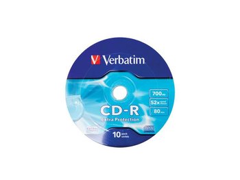 Płyty CD-R VERBATIM Extra Protection, 700 MB, 52x, 10 szt. - Verbatim
