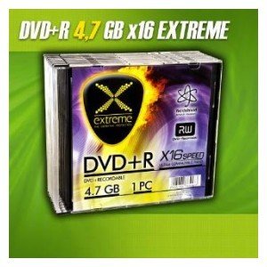 Płyty DVD+R EXTREME, 4.7 GB, 16x, 10 szt. - Extreme