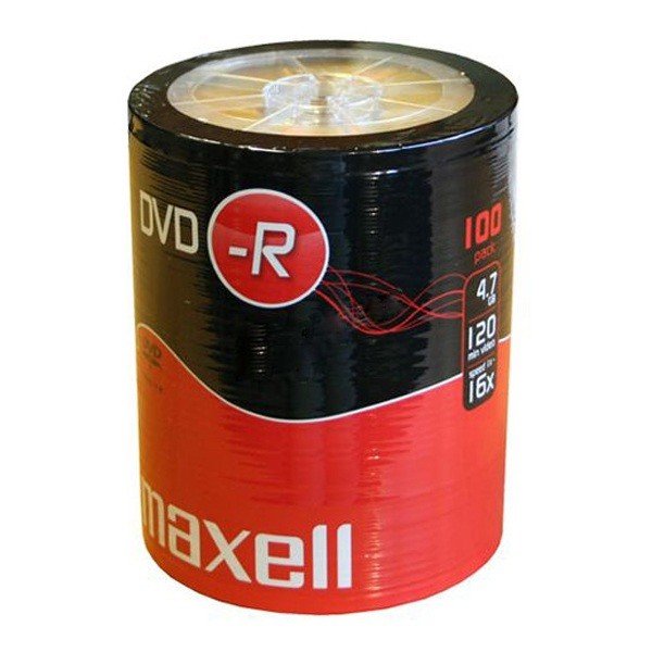 Фото - Оптичний диск Maxell Płyty DVD-R , 4.7 GB, 16x, 100 szt. 