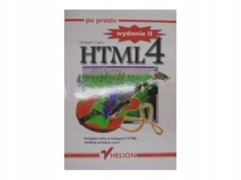 Po prostu HTML4. Wydanie II - Castro Elizabeth | Książka w Empik