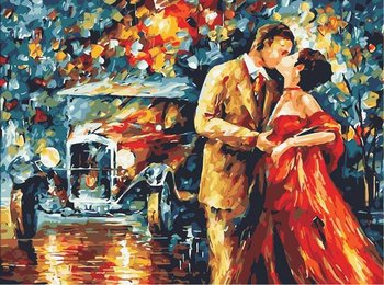 Pocałunek w parku - Malowanie po numerach 50x40 cm - ArtOnly
