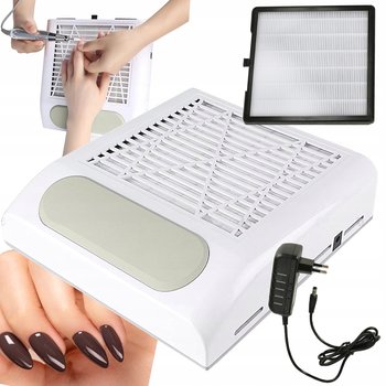 Pochłaniacz Pyłu Do Paznokci Bezworkowy Kasetowy Manicure 80W Z Filtrem - VERK GROUP