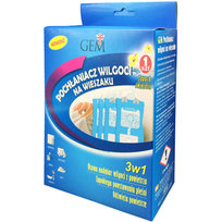 Pochłaniacz wilgoci na wieszaku 3w1 GEM, Zapach świeżości, 250 ml