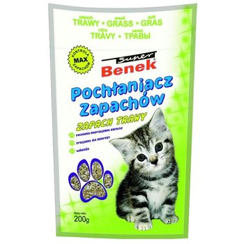 Pochłaniacz zapachów do kuwety, zapach trawy SUPER BENEK, 200 g. - Super Benek