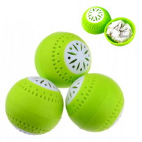 Pochłaniacz zapachów do lodówki odświeżacz powietrza kulki zestaw 3 sztuk