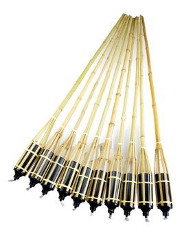 Pochodnia bambusowa 180 cm  x 10 szt - ABC