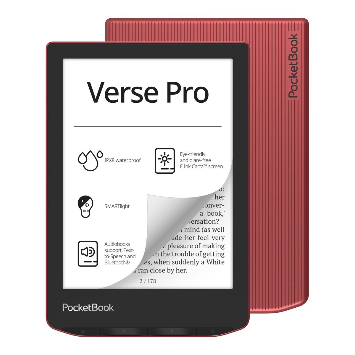 Pocketbook 634 Verse Pro passion red