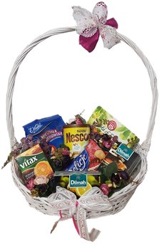 Poczta Upominkowa;kosz prezentowy Anielski