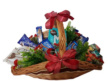 Poczta Upominkowa;kosz prezentowy BIG Czerwony