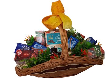 Poczta Upominkowa;kosz prezentowy BIG Pomarańczowy