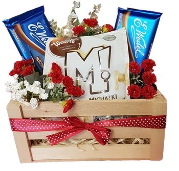 Poczta Upominkowa, skrzynka prezentowa Michałki z Czekoladką