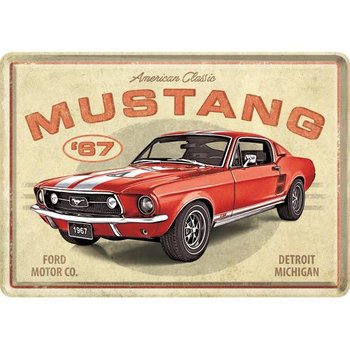 Pocztówka 14x10 cm Ford Mustang GT - Nostalgic-Art Merchandising Gmb