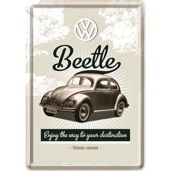 Pocztówka 14x10 cm VW Retro Beetle - Nostalgic-Art Merchandising