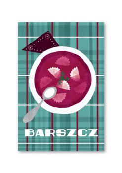 Pocztówka Barszcz - Love Poland Design