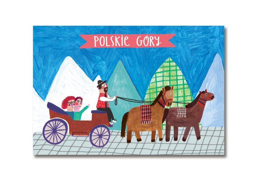 Pocztówka Koniki - Love Poland Design | Przyjęcia I Okazje W Sklepie ...