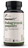 Podagrycznik Pospolity Ekstrakt (450 mg) Bezglutenowy 90 KapsuŁek - Pharmovit (classic) Inna marka