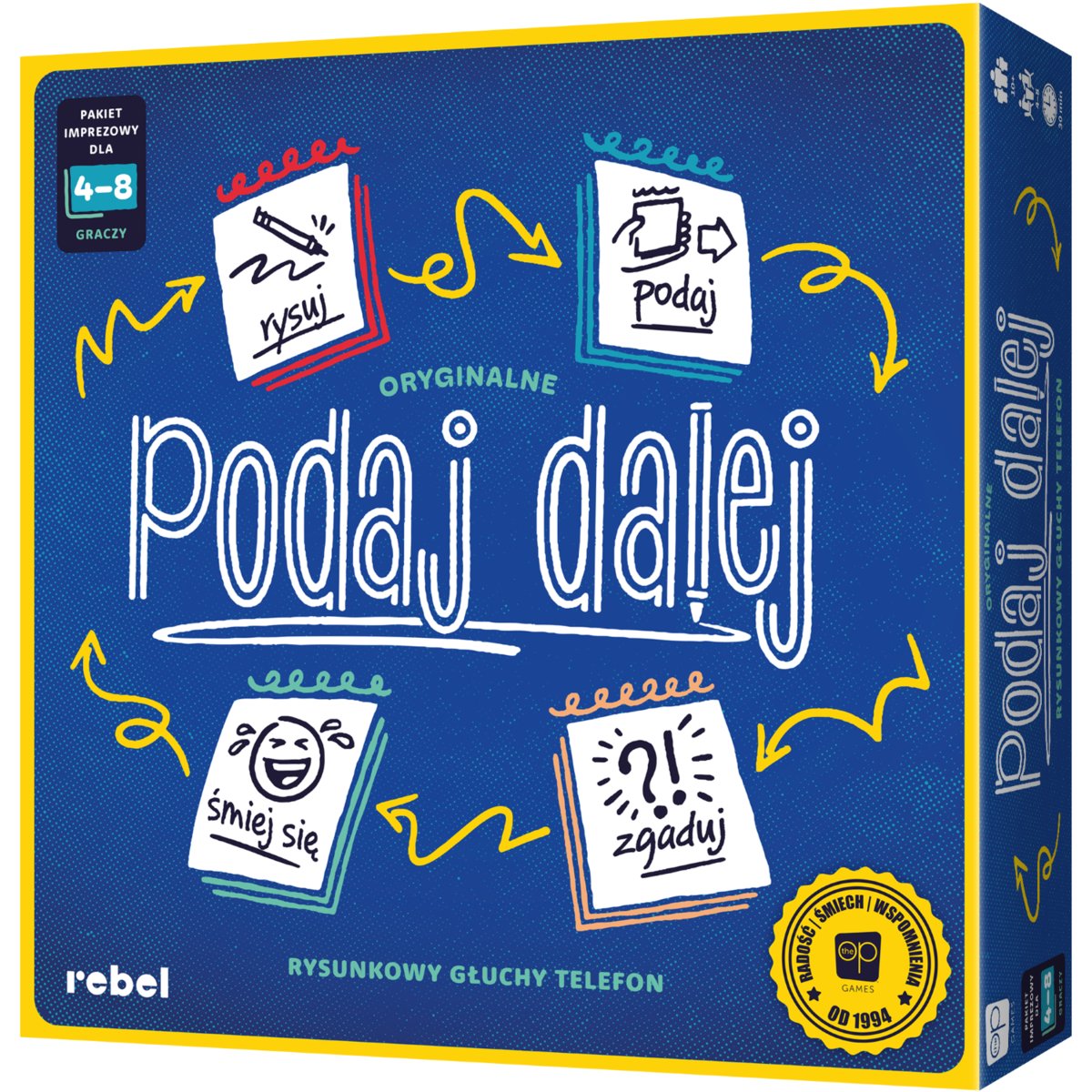Podaj dalej!, gra towarzyska, Rebel