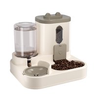 Podajnik Automatyczny Dla Zwierząt Karma/Woda 1600Ml/800Ml Szary