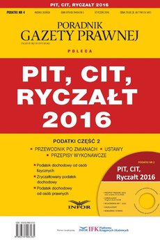 Podatki 2016/04 PIT, CIT, ryczałt - Opracowanie zbiorowe