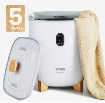 PODGRZEWACZ DO RĘCZNIKÓW 20L 5 DUŻYCH RĘCZNIKÓW SPA EKRAN LED LAMPKA TIMER - rexe