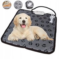Podgrzewana Mata Dla Psa Kota Zwierząt Grzewcza Legowisko 45X45Cm Regulacja