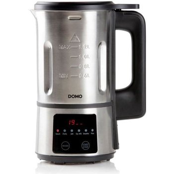 Podgrzewany blender DOMO - Stal nierdzewna - 1,2 L - 6 programów - 800 Watt - DO727BL - DOMO