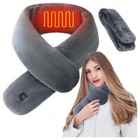 Podgrzewany Szalik Elektryczny Szal Grzewczy Ocieplacz Ogrzewacz Zimowy USB Realne Ceny