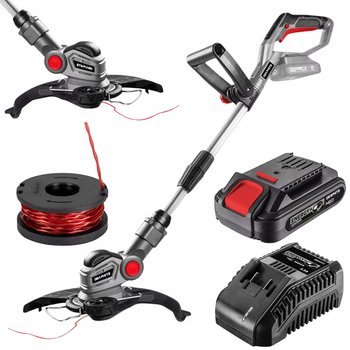 Podkaszarka Kosa Akumulatorowa na Żyłkę + 2 Ah Bateria + Ładowarka GRAPHITE - GRAPHITE