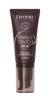 Podkład do twarzy lekki nawilżający SPF50 Lirene Single Touch 04 Sand - Lirene