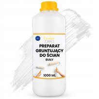 Podkład pod farby do ścian biały grunt malarski primer do farb butelka 1L