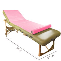 Podkład podfoliowany na rolce - EXTRA - 60 cm x 50 m - Różowy - QMS LINE