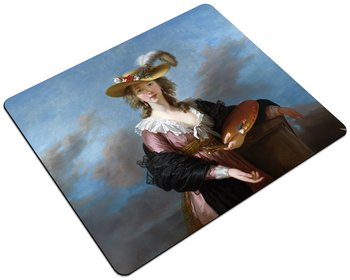 Podkładka Autoportret w słomkowym kapeluszu Élisabeth Vigée-Lebrun 24x19cm - None