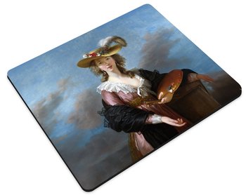 Podkładka autoportret w słomkowym kapeluszu élisabeth vigée-lebrun 36x29cm - None