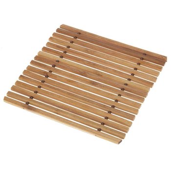 Podkładka bambusowa pod gorący garnek, podstawka drewniana na naczynia, 18x18 cm - Excellent Houseware