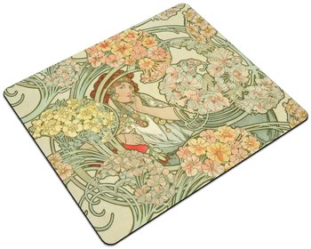 Podkładka Langage des fleurs (Język kwiatów) Alfons Mucha 24x19cm - None