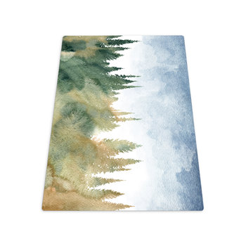 Podkładka Leśny Krajobraz Akwarela 100x70 cm - Coloray