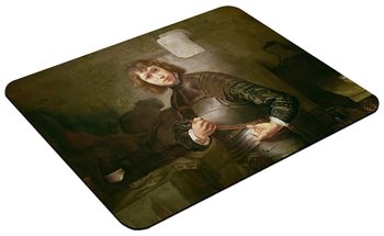 Podkładka młody mężczyzna w złotej zbroi rembrandt 60x40cm - None