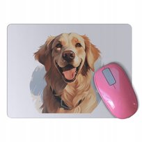 PODKŁADKA MYSZ prezent Z PSEM PIES golden retriever DLA HODOWCY miłośnika