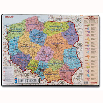 Podkładka Na Biurko 500 X 650 Mm Mapa Polski - Esselte