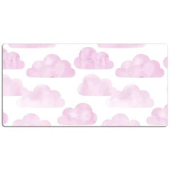 Podkładka na biurko dla dzieci Różowe chmurki 120x60 cm - Coloray