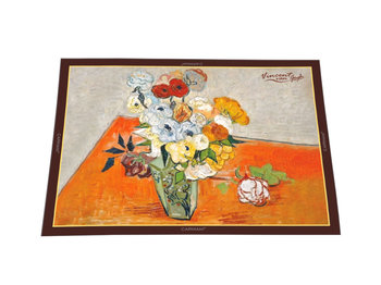 Podkładka na stół - V. van Gogh, Róże i zawilce (CARMANI) - Carmani