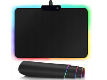 Podkładka pod mysz dla graczy gaming RGB LED - Inny producent