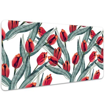 Podkładka pod mysz i klawiaturę Tulipany 100x50 cm, Dywanomat - Dywanomat